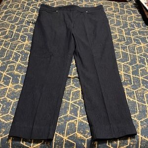 Hilary Radley stretch jeans. Low rise waist. Size large